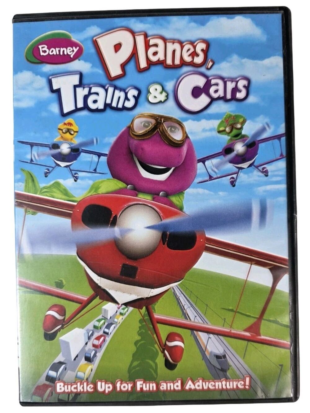 Barney Planes, Trains & Cars DVD 2013